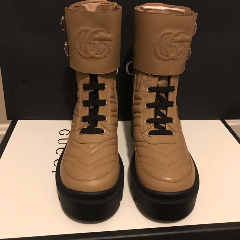 Gucci Frances Combat Boot